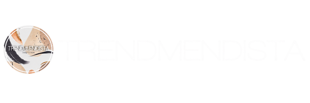 Logotipo TRENDMENDISTA con Emblema Acuarela